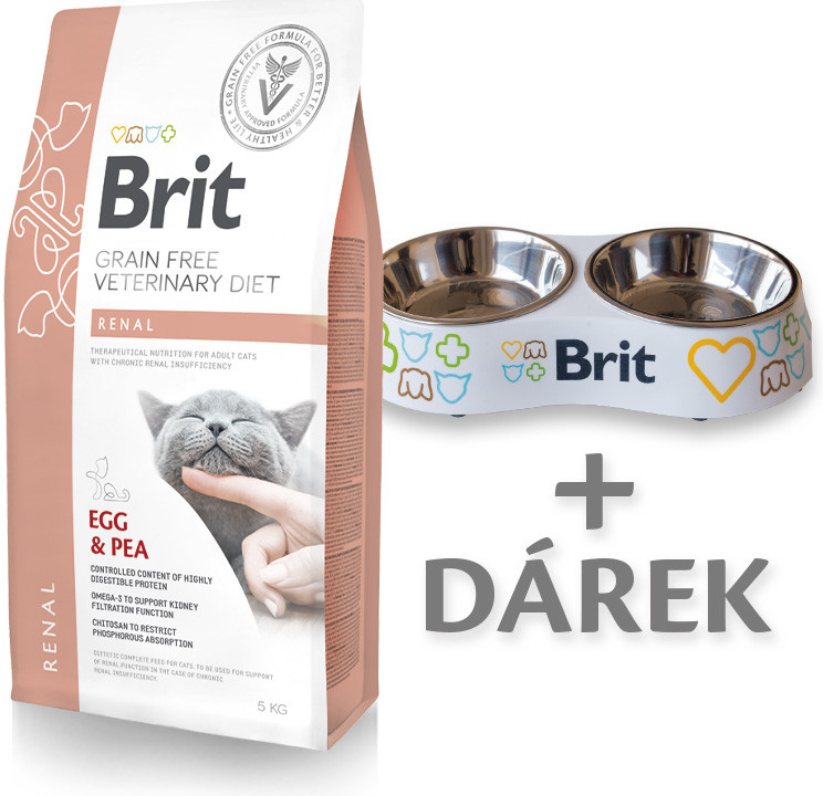 Brit Veterinary Diets Cat GF Renal 5 kg