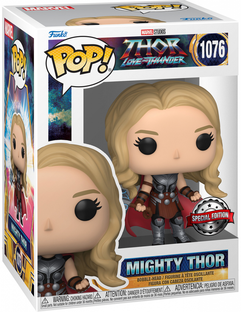 Funko Pop! Marvel Thor Love & Thunder Mighty Thor withnout helmet exclusive