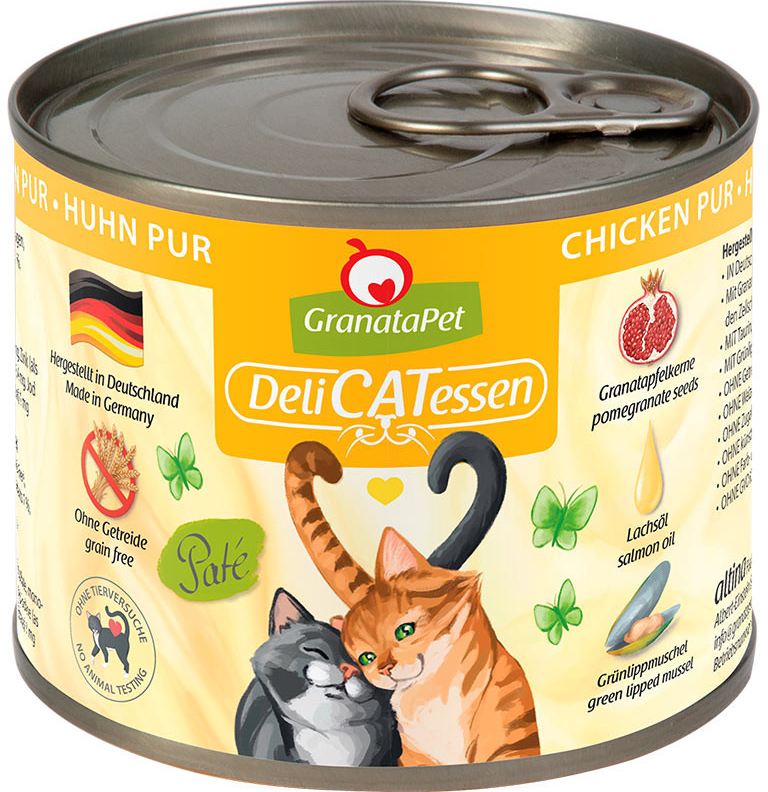 GranataPet pro kočky DeliCATessen čisté kuřecí maso 6 x 200 g