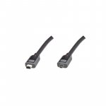 Digitus Firewire DK-115006 (4pin/6pin) , 1.8 m