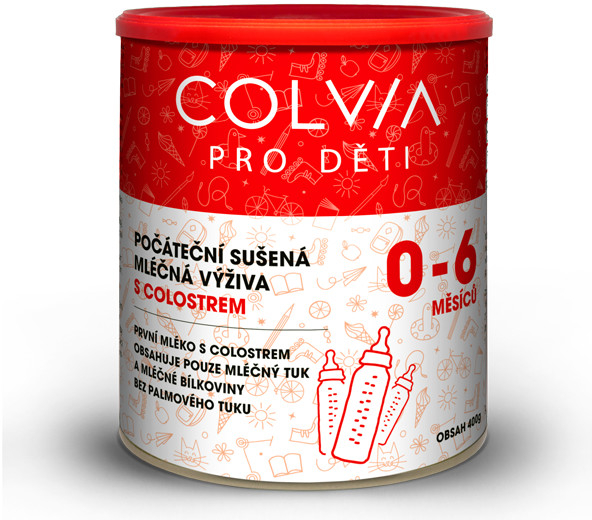 COLVIA kojenecké mléko s colostrem 0–6 měsíců 400 g