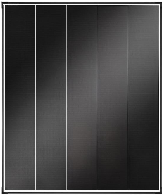 Flagsun fotovoltaický solární panel 250W mono černý rám Shingle FSM250W