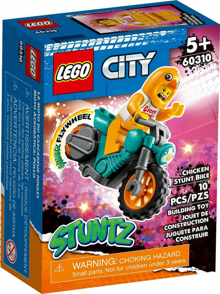 LEGO® City 60310 Motorka kaskadéra Kuřete