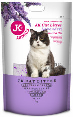 JK Animals Litter Silica gel lavender kočkolit 4,3 kg/10 l