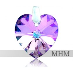 Náhrdelník Srdce M Crystal Vitrail Light