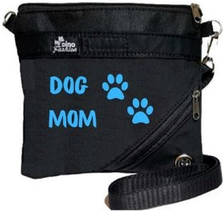 Venčící kabelka Dog Mom modrá