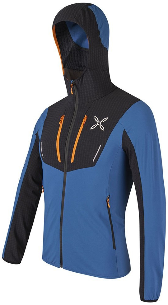 Montura Ski Style Hoody Jacket S deep blue/mandarino