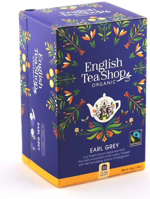 English Tea Shop Černý čaj Earl Grey 20 sáčků