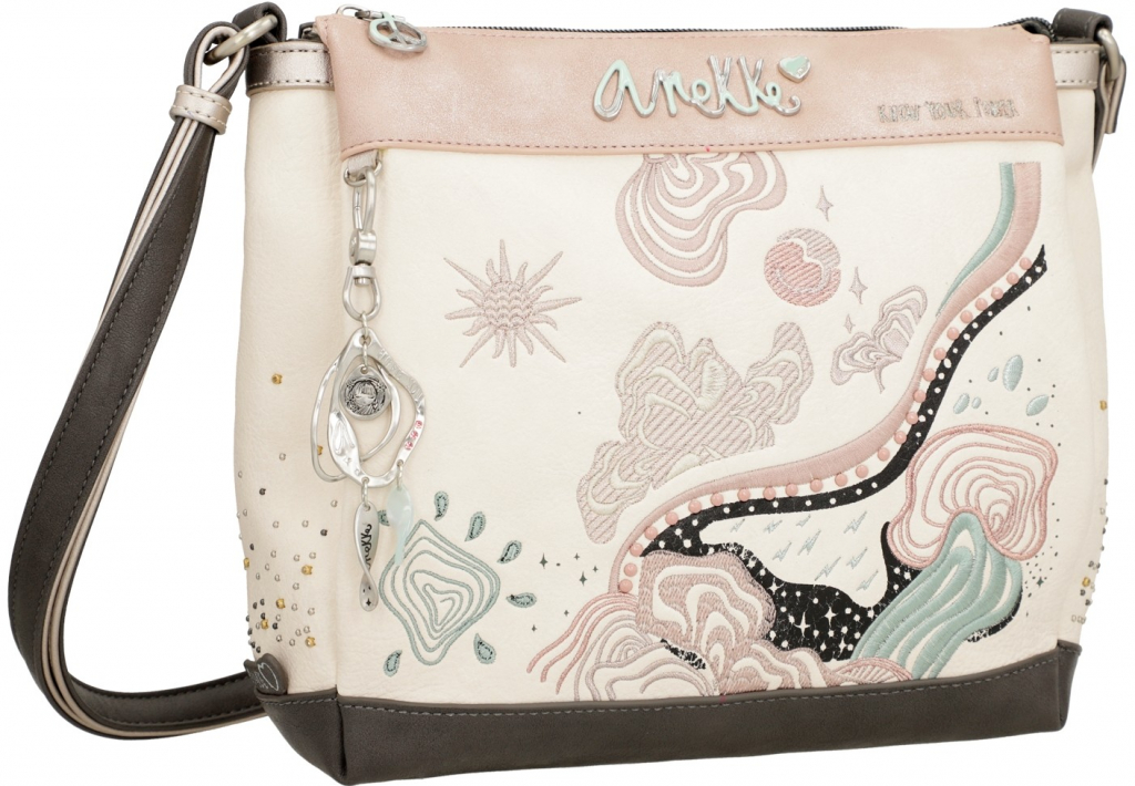 Anekke crossbody kabelka s oddíly Psicodelic