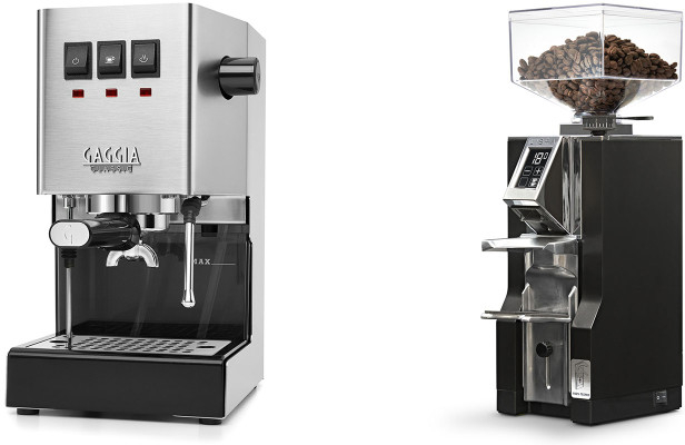 Set Gaggia New Classic EVO BC + Eureka Mignon Libra