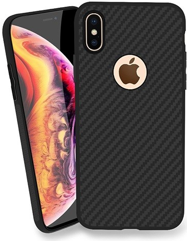 Pouzdro CARBON CASE APPLE IPHONE XR