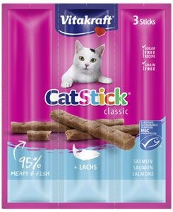 Vitakraft Cat pochoutka Stick mini Salmon Trout 3 x 6 g