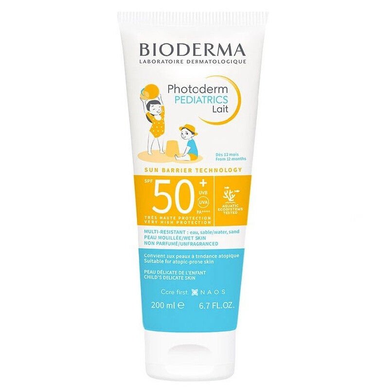 Bioderma Photoderm Pediatrics opalovací mléko pro děti SPF50+ 200 ml