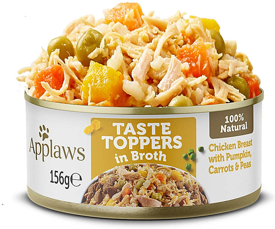 Applaws Dog Taste Toppers Broth Kuře se zeleninou156 g
