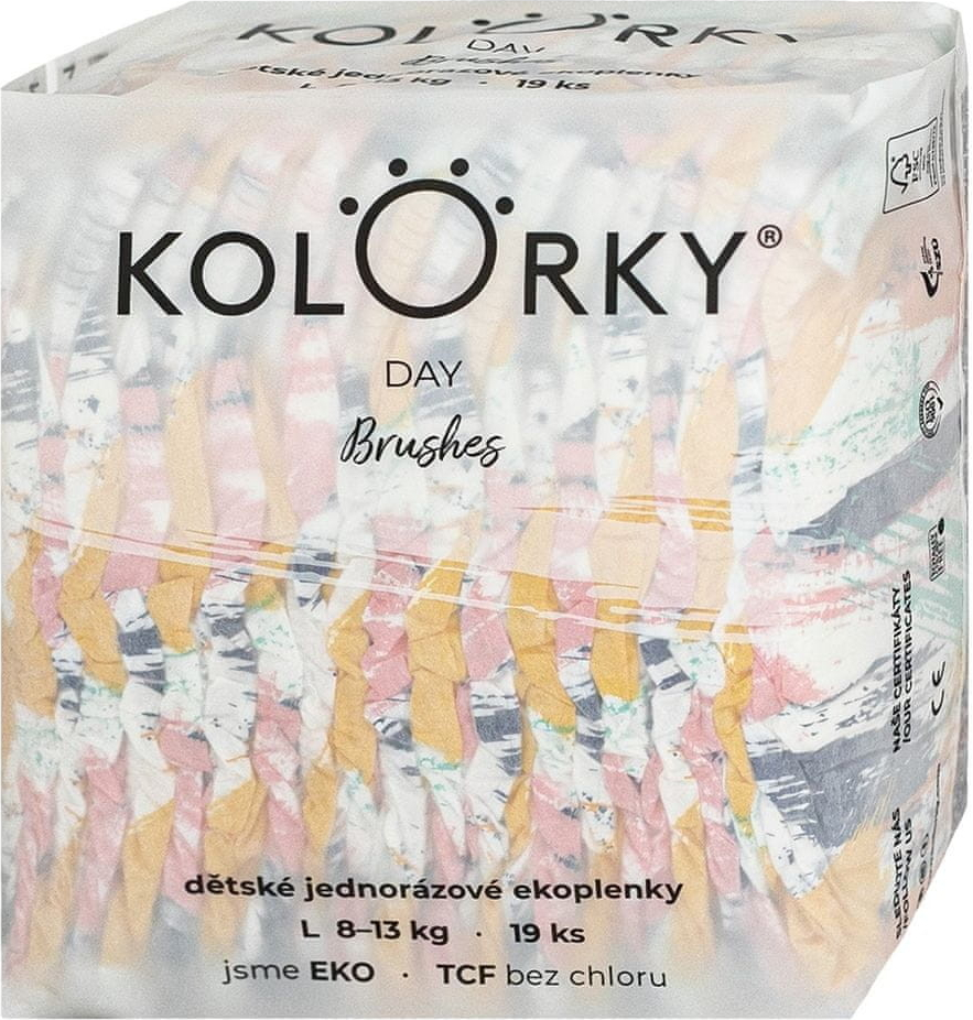 KOLORKY DAY štětce L 8-13 kg 19 ks