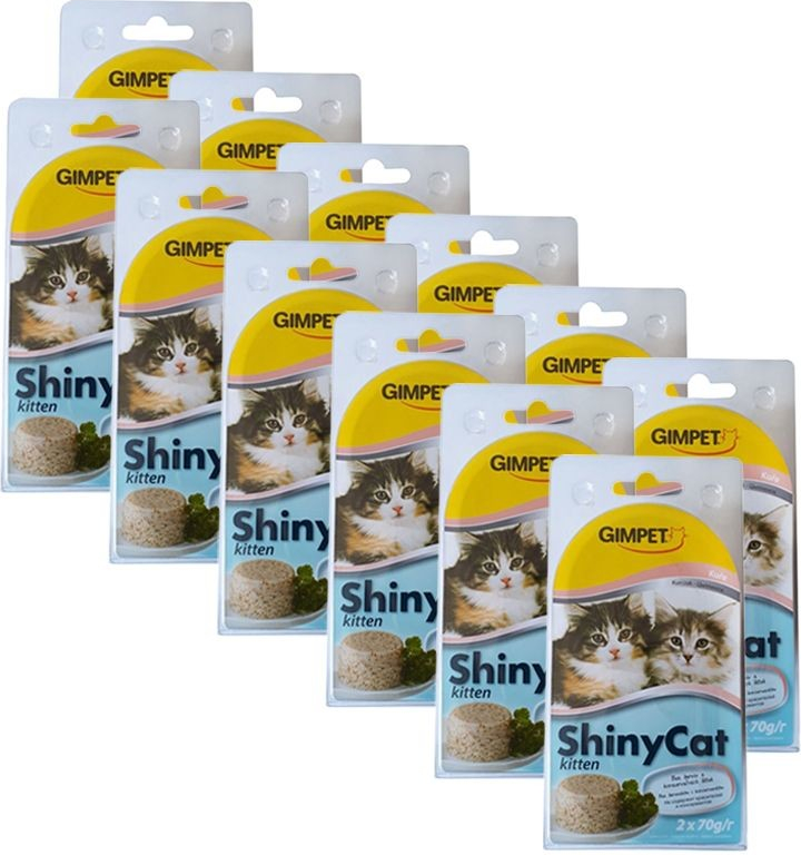 Gimpet ShinyCat Kitten kuře 24 x 70 g