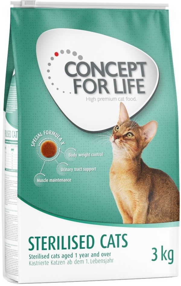 Concept for Life Sterilised Cats kuřecí 3 kg