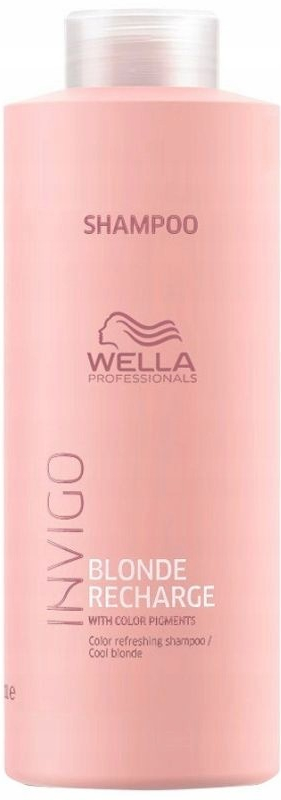 Wella Professionals Invigo Blonde Recharge Color Refreshing Shampoo osvěžující šampon s barevnými pigmenty na vlasy studené blond 1000 ml