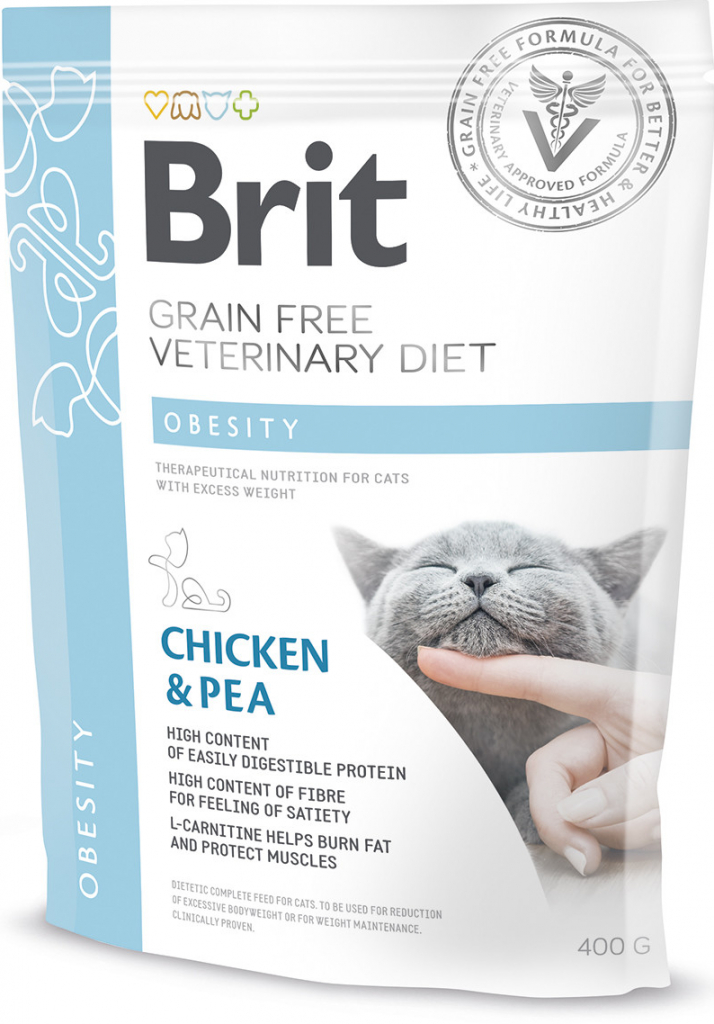 Brit Veterinary Diets Cat GF Obesity 0,4 kg