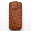 Nokia 6500 Pouzdro kožené nasouvací hnědé Nokia 6500 Pouzdro kožené nasouvací hnědé