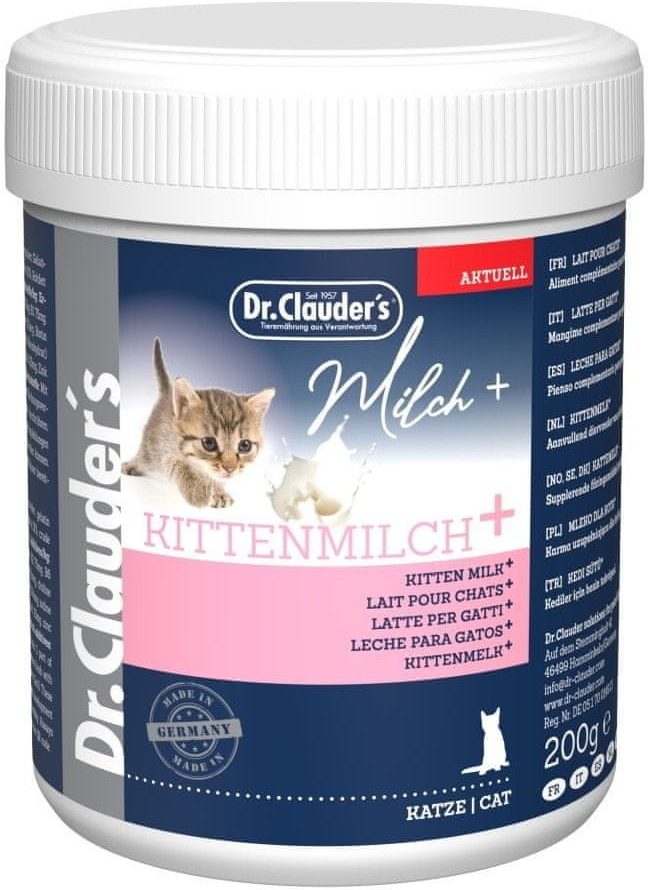Dr.Clauder\'s Kittenmilch Plus kotěcí mléko 200 g