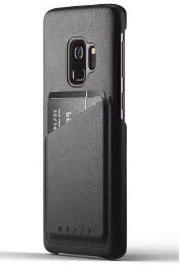 Pouzdro MUJJO Full Leather Wallet Case for Galaxy S9 - černé