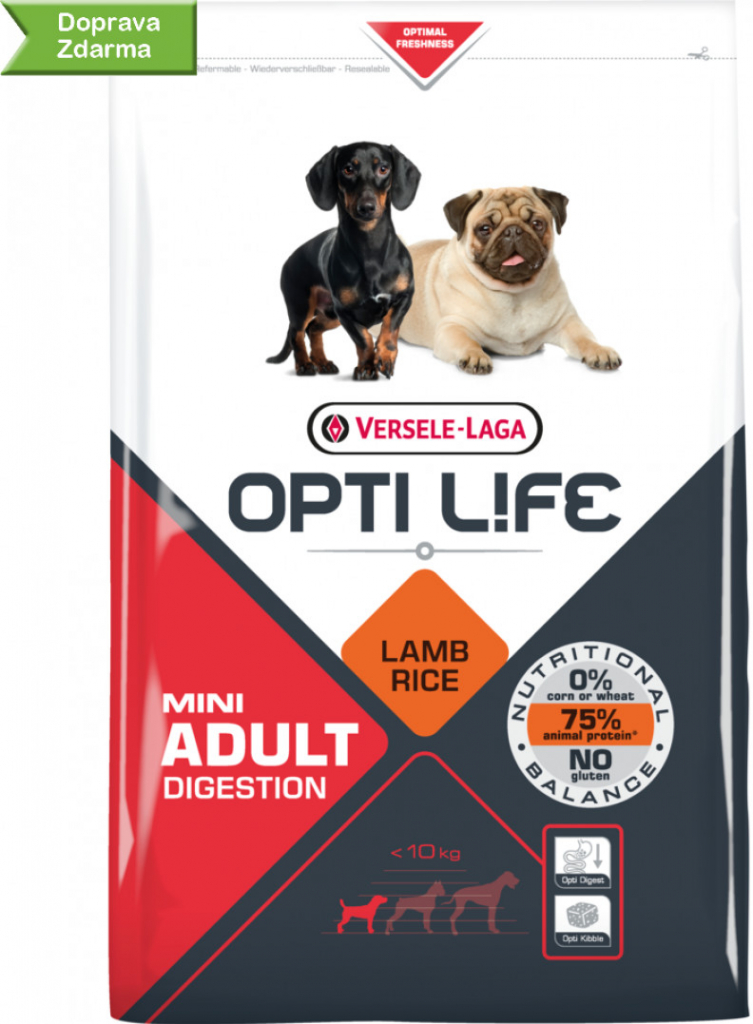 Versele Laga Opti Life Adult Digestion Mini 7,5 kg