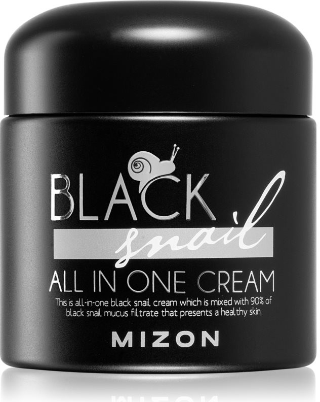 Mizon 90% Black Snail All In One Cream pleťový krém s filtrátem sekretu Afrického černého hlemýždě 75 ml