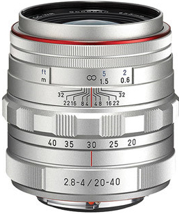 Pentax 20-40mm f/2.8-4 HD DA ED DC WR