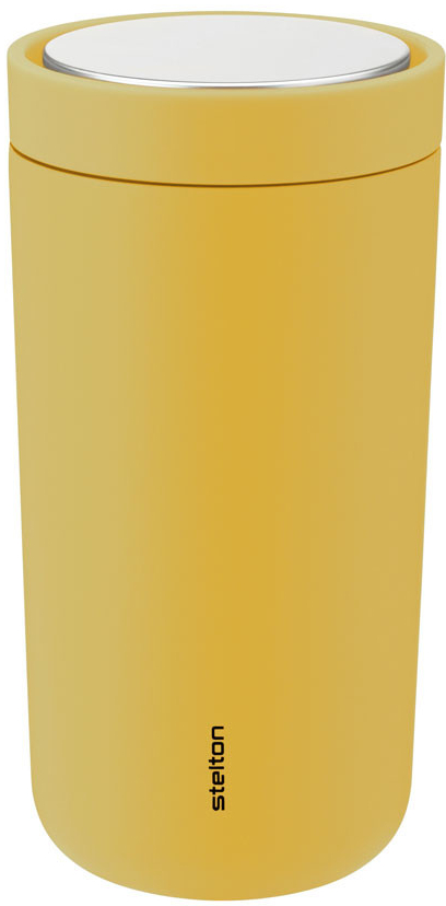 Stelton To Go Click Izolovaný hrnek jemně makově žlutý 200 ml