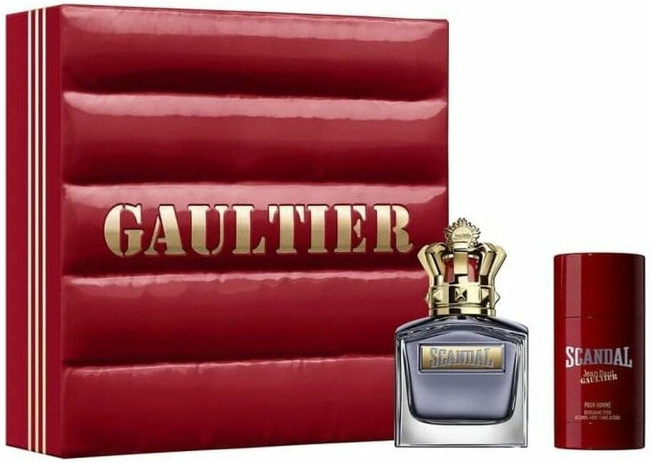 Jean Paul Gaultier Scandal Pour Homme EDT 100 ml + EDT MINI 10 ml + DEO ve spreji 150 ml M