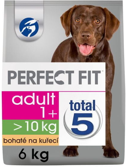 Perfect fit kuřecí pro dospělé psy středních a velkých plemen 6 kg