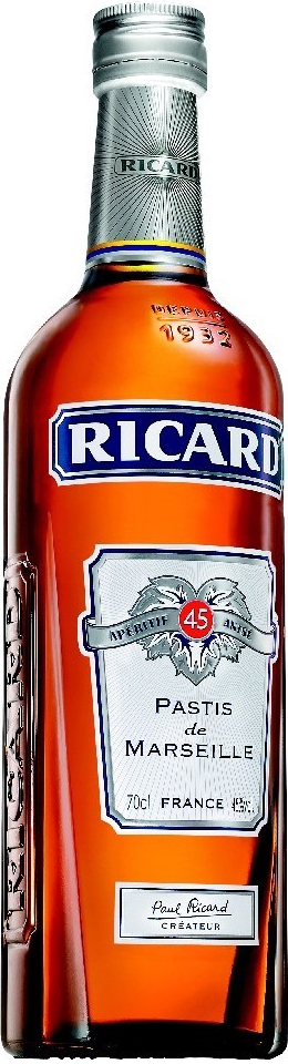 Ricard Pastis 45% 0,7 l (holá láhev)