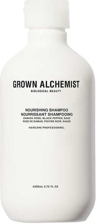 Grown Alchemist šampon na vlasy Nourishing Shampoo 0.6: Damask Rose Black Pepper & Sage 200 ml