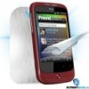 Ochranná fólie Screenshield na displej + carbon skin (stříbrná) pro HTC Wildfire