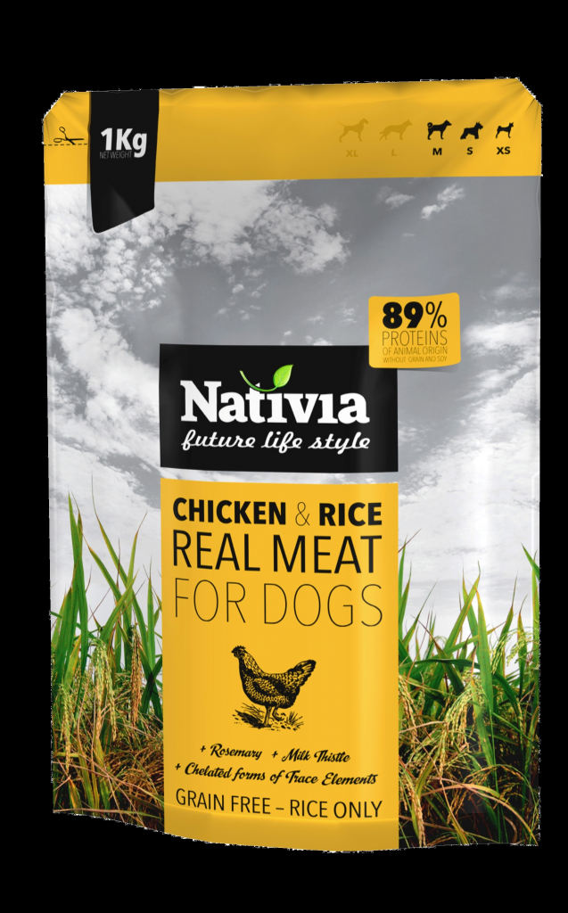 Nativia Real Meat Chicken & rice 1 kg