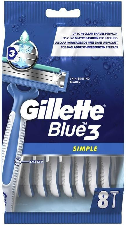 Gillette Blue3 Simple 8 ks