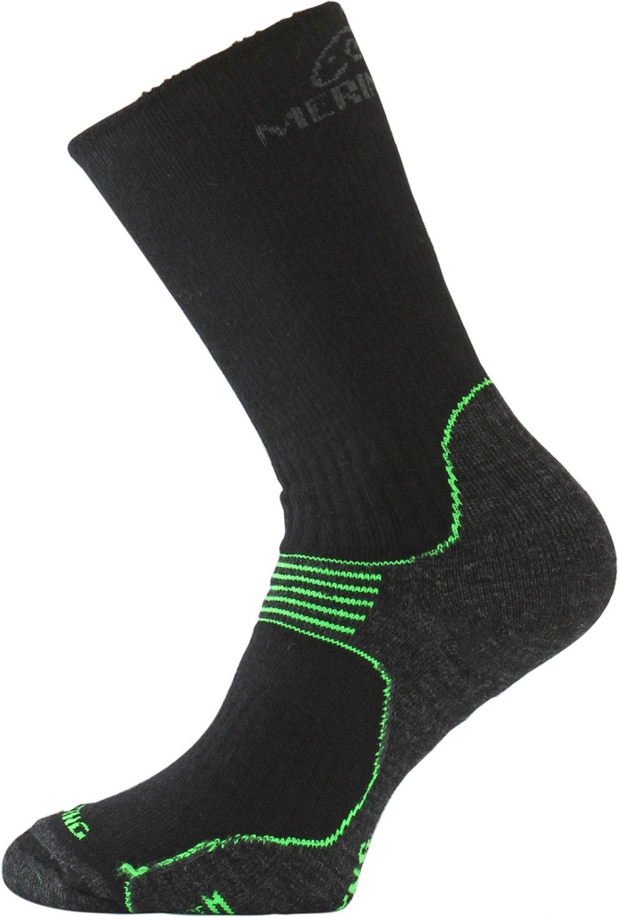 Merino ponožky WSB zelené