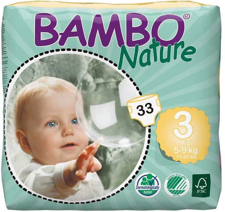 Bambo Nature 3 Midi pro 5-9 kg 33 ks