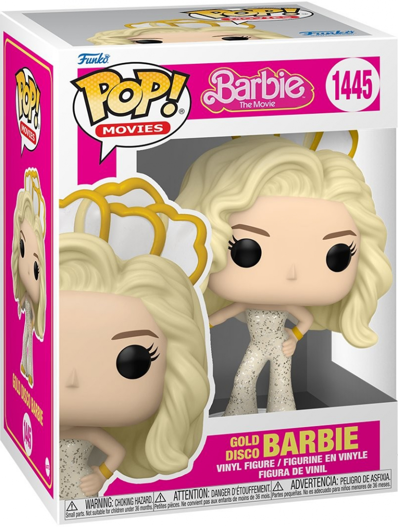 Funko Pop! Barbie Gold Disco Barbie Movies 1445