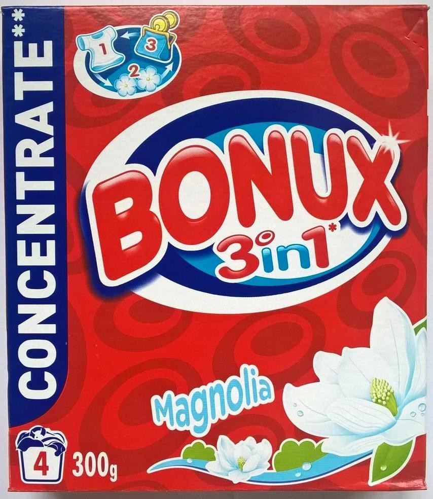 Bonux Magnolia 3v1 prací prášek 4 PD 300 g
