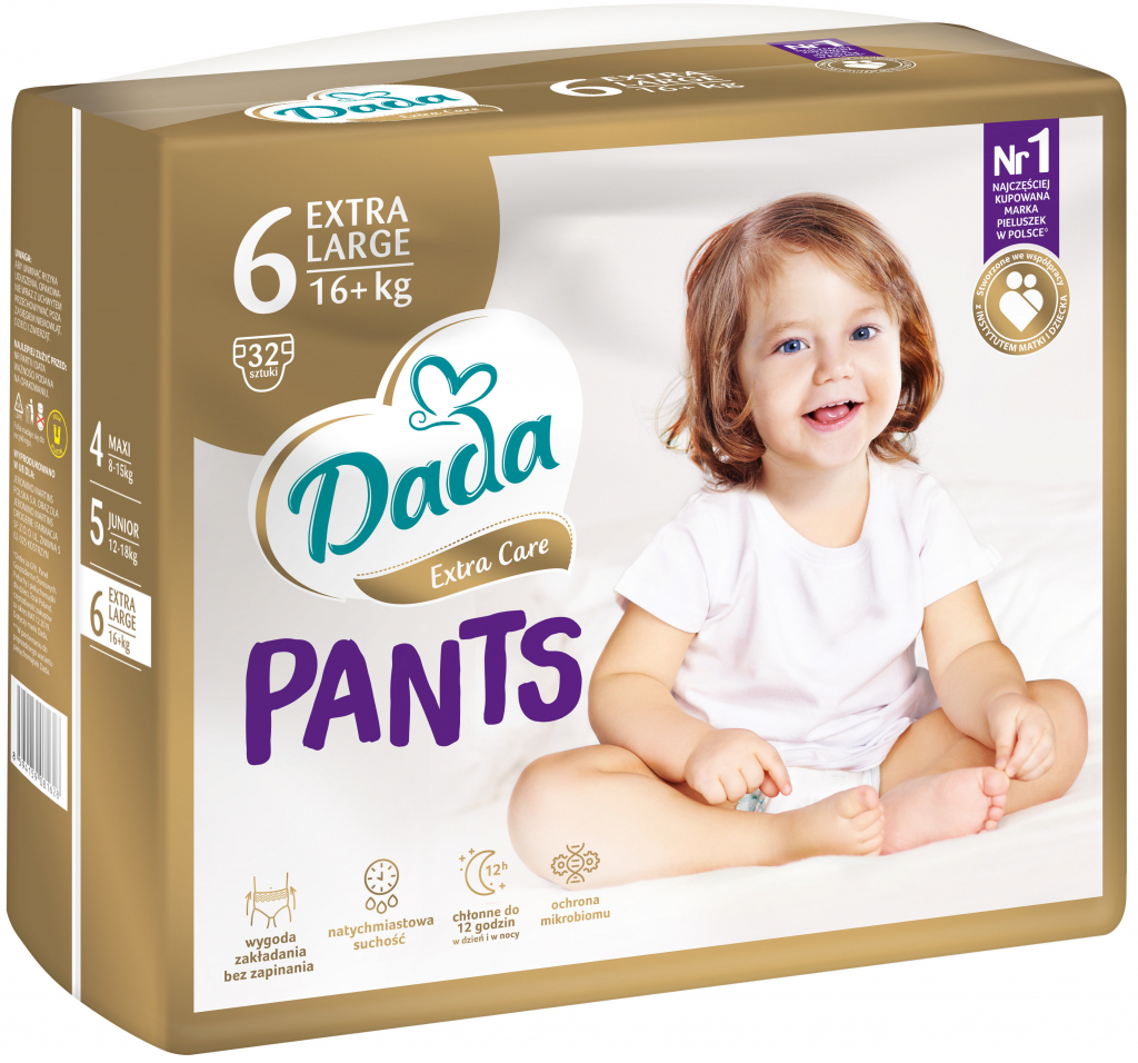 Dada Pantsy Extra care 6 16+ kg 32 ks