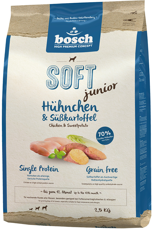bosch Soft Junior Chicken & Sweet Potato 2 x 2,5 kg
