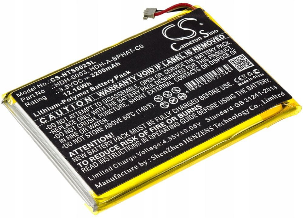CameronSino Baterie Nintendo Switch Lite CS-NTS002SL
