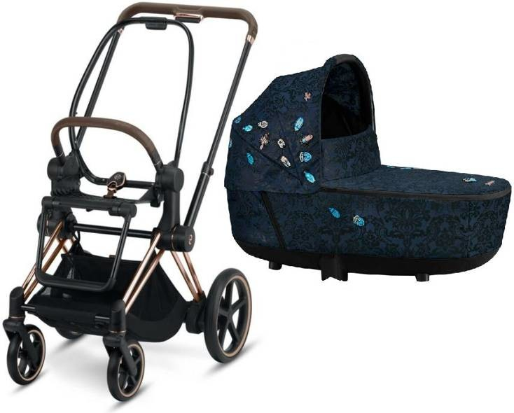 Cybex e-Priam 3.0 Rám s Podvozkem Sedačky + Korba Jewels of Nature 2023