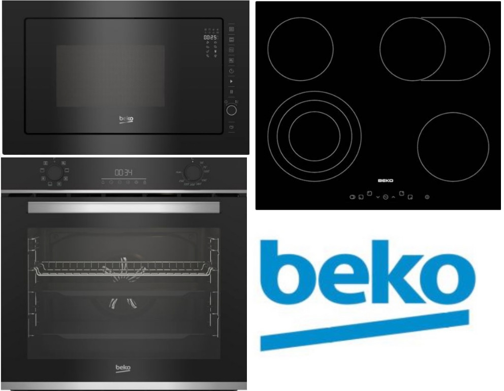 Set Beko BBIM13300X + HIC64404T + BMCB25433BG