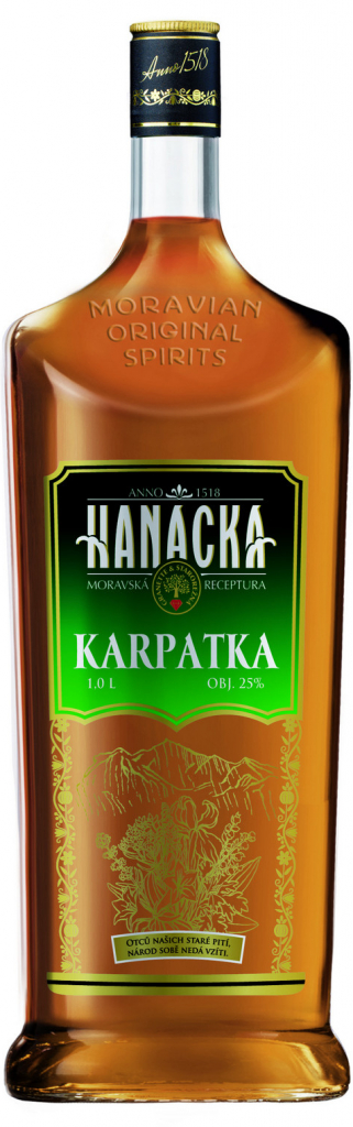 Hanácká Karpatka 25% 1 l (holá láhev)