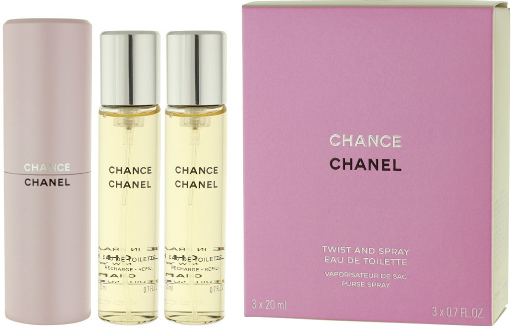 Chanel Bleu de Chanel EDT plnitelný 20 ml + EDT náplň 2 x 20 ml dárková sada