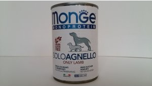 Monge Dog Solo Grain Free Jehně monoprotein 24 x 400 g
