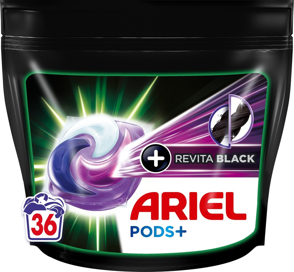 Ariel +Revitablack kapsle 36 PD